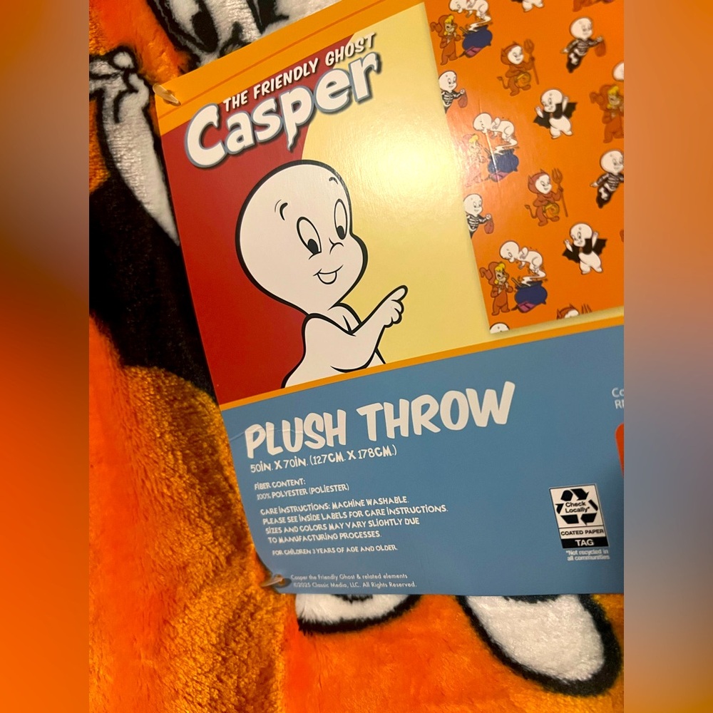 Casper Halloween throw - Picture 4 of 5